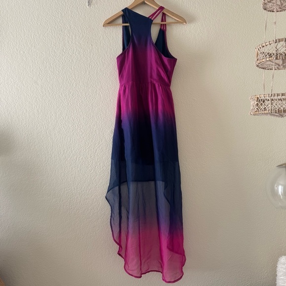 VOLCOM Sidewalk Flight Dress high low chiffon - Picture 11 of 11